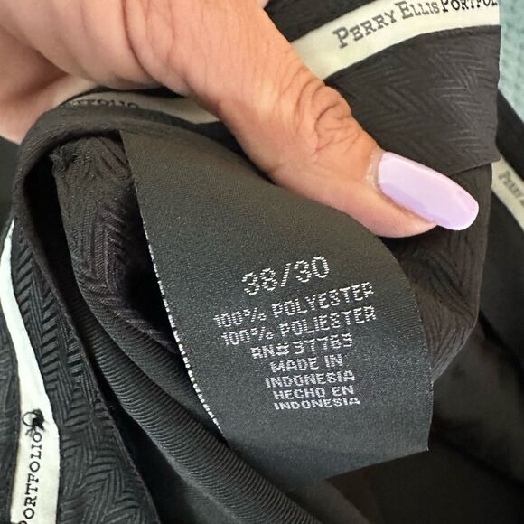 Perry Ellis Charcoal Dress Pants - Picture 4 of 4